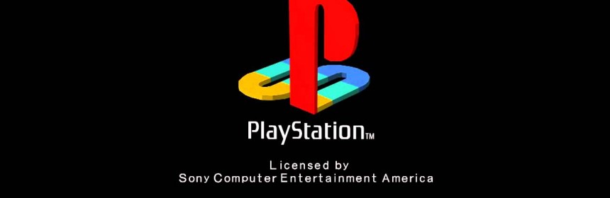 Ecran de lancement de la Playstation de Sony