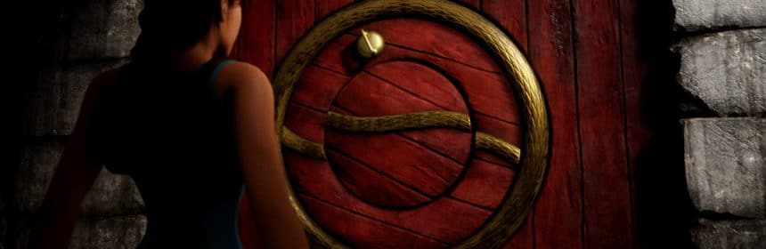 La porte de Xian dans Tomb Raider : Dague of Xian par Nicobass